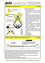 IMBRACATURA DI SICUREZZA P-30 E CORDINO ANTICADUTA 